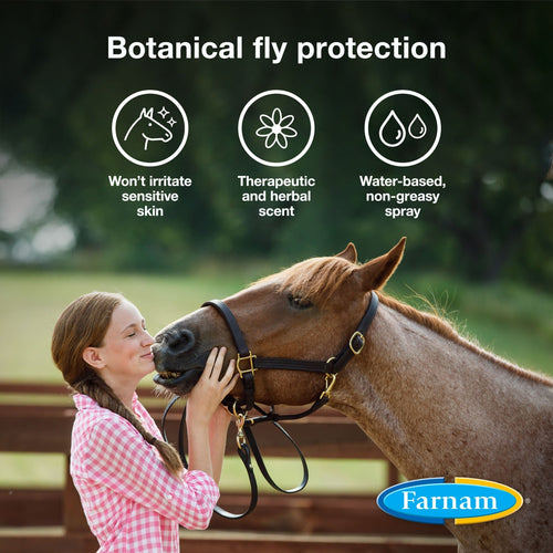 Farnam Equisect Water-Based Botanical Fly Repellent for Horses, Dogs and Cats