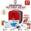 PetVet Medic® Essential Pet First Aid Kit-37 piece Dog & Cat Emergency Kit with Veterinarian-Curated Supplies & First Aid Guide