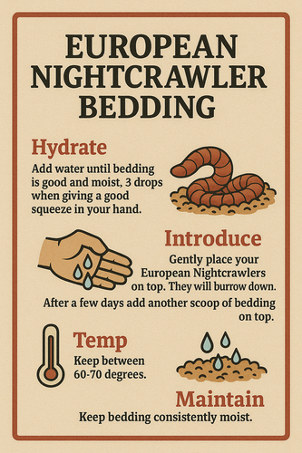 European Nightcrawler Food - Best Bedding (SC)