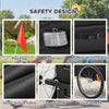 Dog Bike Trailer, Pet Cart Bicycle Carrier with 20 Air Tires, Quick-Release Wheels, Reflectors, Flag
