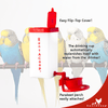 RentACoop 32 Ounce (1L) Autofill Cup Drinker with Attached Perch
