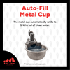 RAC Paws by RentACoop DIY Auto-Fill Metal Cup Waterer Kit 2-Pack - Great for Small Animals, Pets, Bunnies, Ferret, Chickens, Hamsters, Guinea Pigs, Rabbits, Chinchillas, Mice, Rats