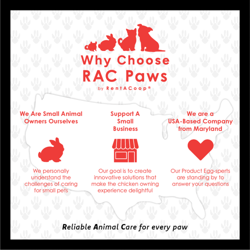 RAC Paws by RentACoop DIY Auto-Fill Metal Cup Waterer Kit 6-Pack - Great for Small Animals, Pets, Bunnies, Ferret, Chickens, Hamsters, Guinea Pigs, Rabbits, Chinchillas, Mice, Rats