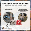 Fluffy Layers by RentACoop Egg Collecting Bag - Floral Pop