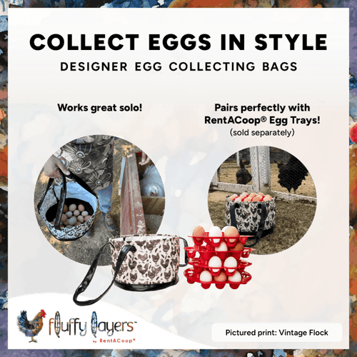 Fluffy Layers by RentACoop Egg Collecting Bag - Haute Coopture