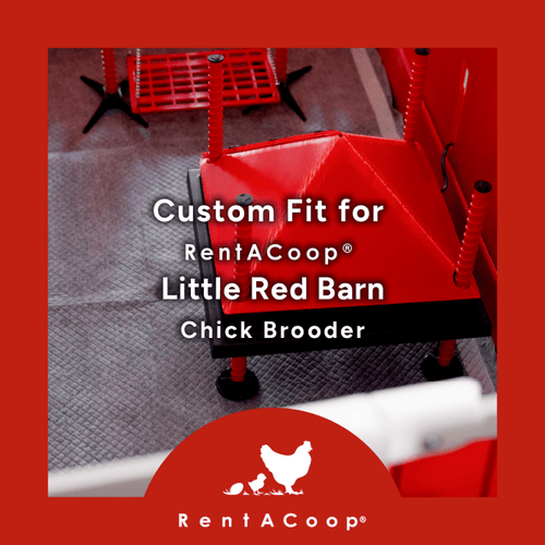 RentACoop Hatchling Liners for Little Red Barn Pack of 12 - Odor-Control Chick Brooder Pads