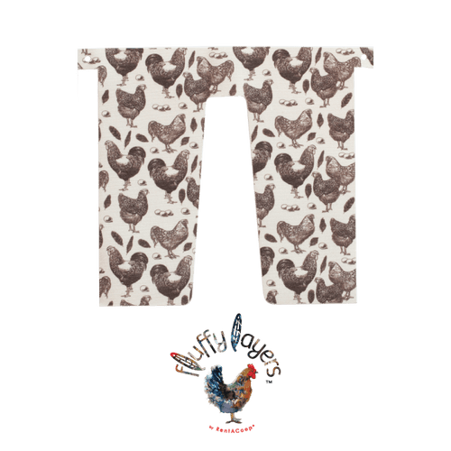 Fluffy Layers Curtains for RentACoop Nesting Box Efficiency - Vintage Flock