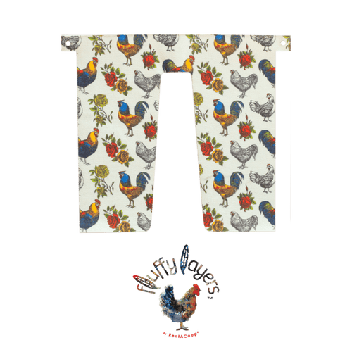 Fluffy Layers Curtains for RentACoop Nesting Box Efficiency - Roosters & Roses