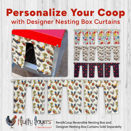 Fluffy Layers Coop Valances - Floral Pop