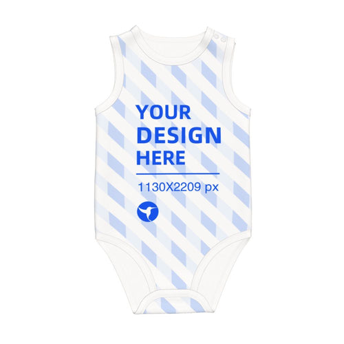 Create Your Own Soft And Skin-friendly Baby Cotton Sleeveless Romper