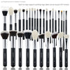 30 PCs Makeup Brush Set Soft Hair Eye Shadow Blush Face Powder Full Set