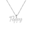 Custom Name Custom Stainless Steel Necklace 18K Gilded Letters