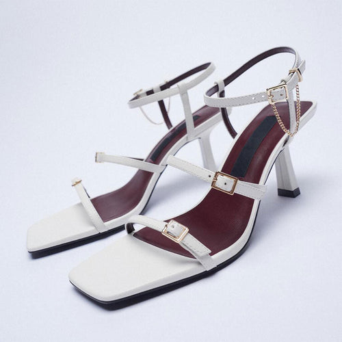 Summer Spain Za Womens Shoes Square Head