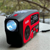 Solar Hand Crank Generator With Flashlight Function