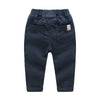 Embroidered Pants Solid Color Soft Children's Pants