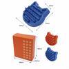 Cat Shape Silicone Pet Bath Brush for Dogs and Cats