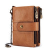 Anti-theft brush wallet