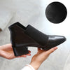 Cowhide Single Shoes Womens New Four Seasons Versatile