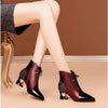 Women's Mid-heel Thick Heel All-match Boots Short Tube