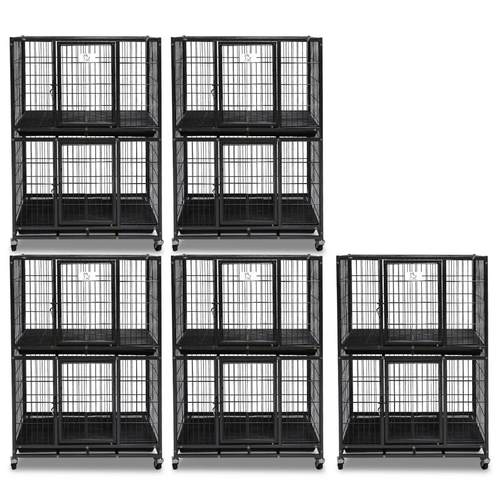 31 Two-Tier Dog Crate 46A