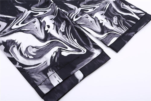 Tie Dye Pants Men's Loose Street Straight