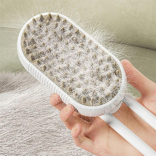 3 In 1 Electric Spray Cat Steam Brush