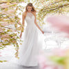 Sleeveless Halter Wedding Dress Slim Long Skirt