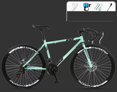 Road Race Variable Speed Solid Tire Double Disc Brake Bicycle