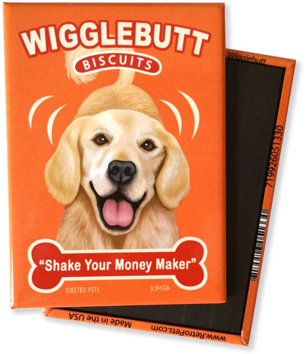 Magnet Golden Retriever Wigglebutt Golden