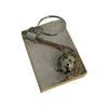 Quail Foot Keychain with Faux Quail Egg Stone