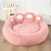 Big Paw Plush Pet Sofa Bed – Washable Dog & Cat Bed with Calming Raised Edges (Small to XL)