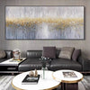 Abstract Foil Artwork Modern Decor Oil Painting On Canvas Lanscaple Pure Hand-painted Pictures Unframed