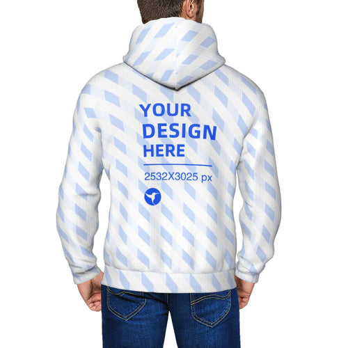 Create Your Own Fashion Versatile Men's Hooded Zip Cardigan