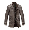 Winter Men's Leather Men's fashion Clothing With Zipper
