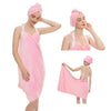 Bath Towel Sling Bath Skirt Coral Fleece Suit