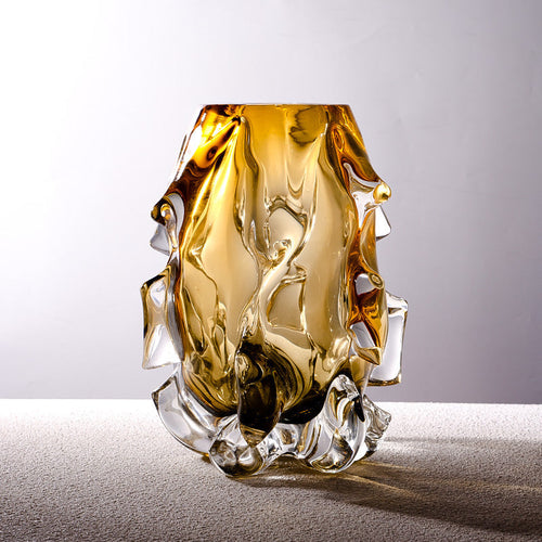 Creative Crystal Glass Vase Flower Arrangement Art Ornaments