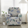 Stretch Printed Fabric All Inclusive Recliner Cover Single Seat