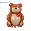 Big Bear Foil Balloon Large Size Love Heart Wedding