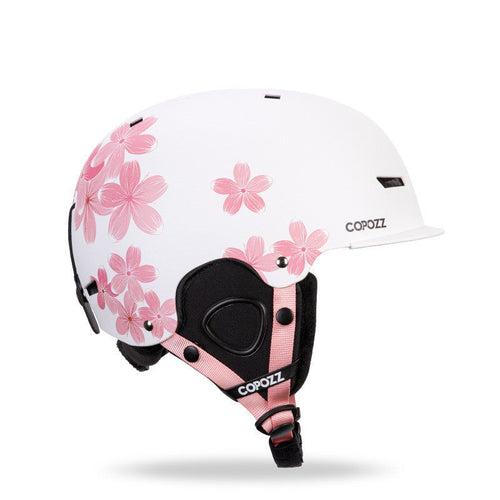 Adult Single And Double Board Snow Goggles Integrated Crash Helmet