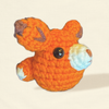 Handmade Catnip Toy | TJ the Fox Chunkle Puff Infused with Miracle Nip Botanicals