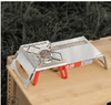 Outdoor windproof stainless steel and insulated picnic folding table