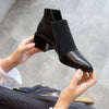 Cowhide Single Shoes Womens New Four Seasons Versatile