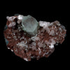 Fluorapophyllite with Stilbite on Chalcedony Natural Mineral Specimen  # B 4789