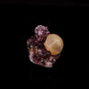 Fluorite ball on Amethyst Natural Mineral Specimen # B 6131