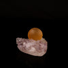 Fluorite ball on Amethyst Natural Mineral Specimen # B 6189