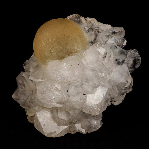 Fluorite ball on MM Quartz Natural Mineral Specimen # B 5338