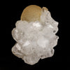 Fluorite ball on MM Quartz Natural Mineral Specimen # B 5338