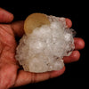 Fluorite ball on MM Quartz Natural Mineral Specimen # B 5338