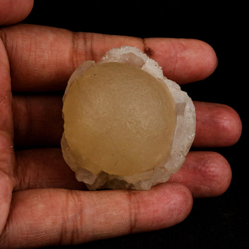 Fluorite ball on MM Quartz Natural Mineral Specimen # B 5351