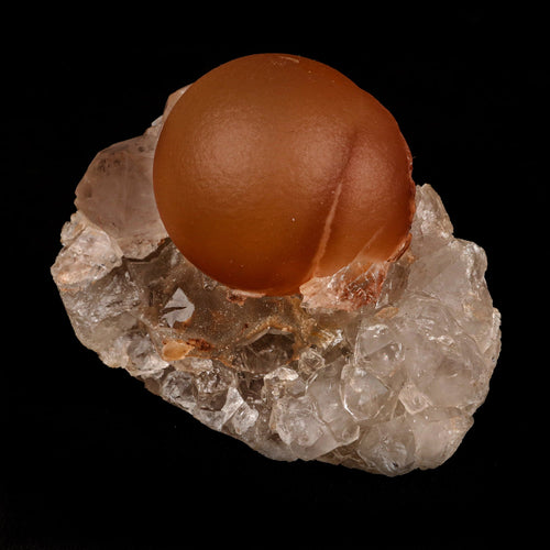 Fluorite ball on MM Quartz Natural Mineral Specimen # B 5362